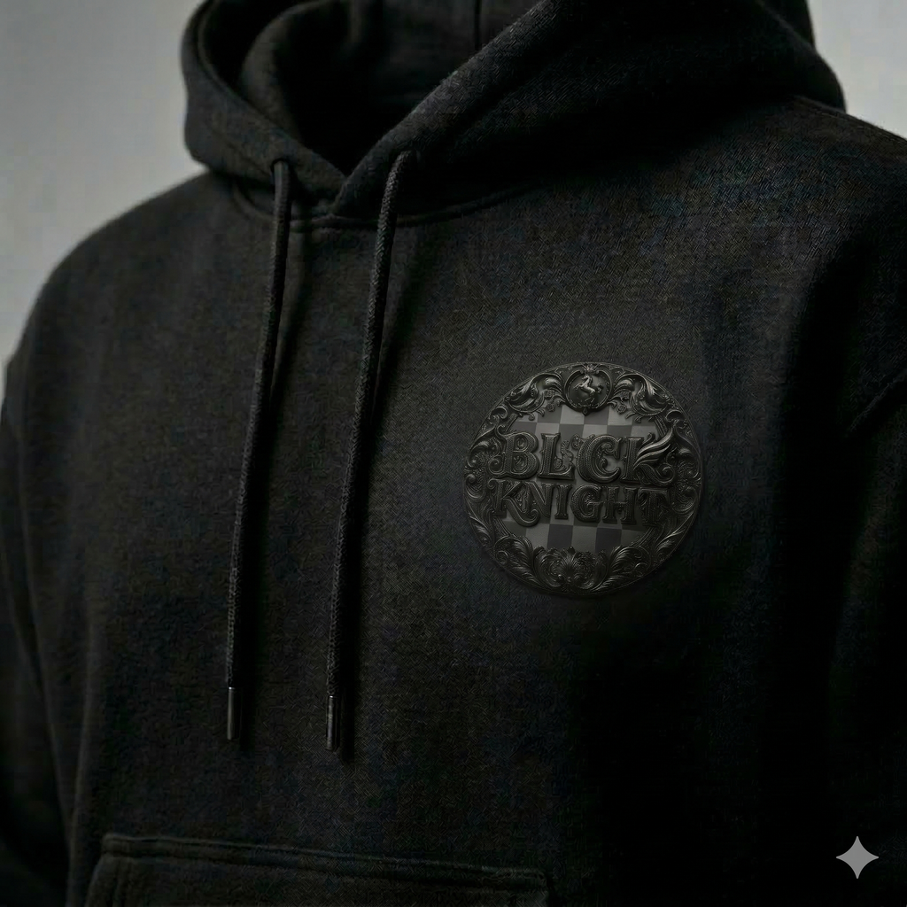 Blck Knight Hoodie Black