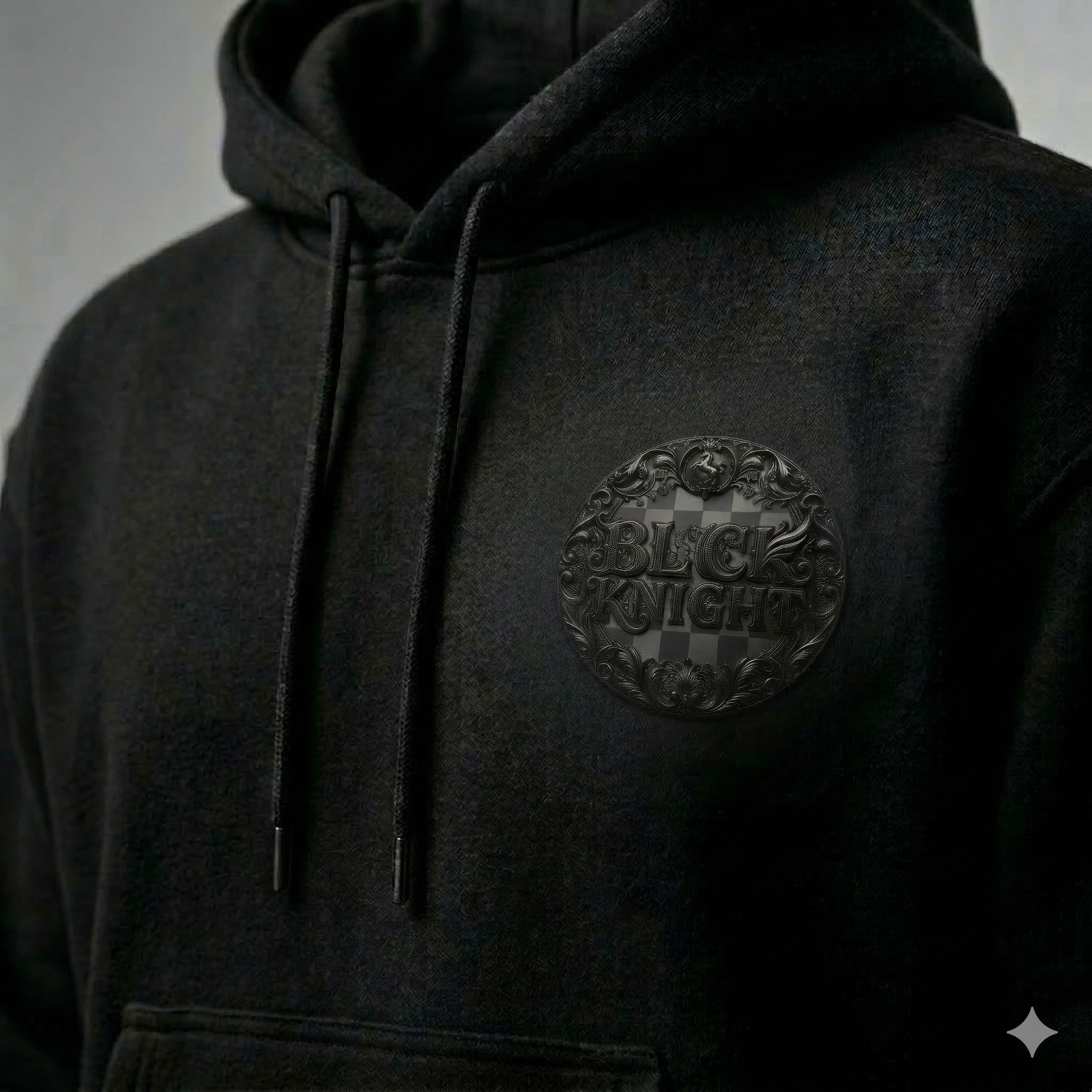 Blck Knight Hoodie Black