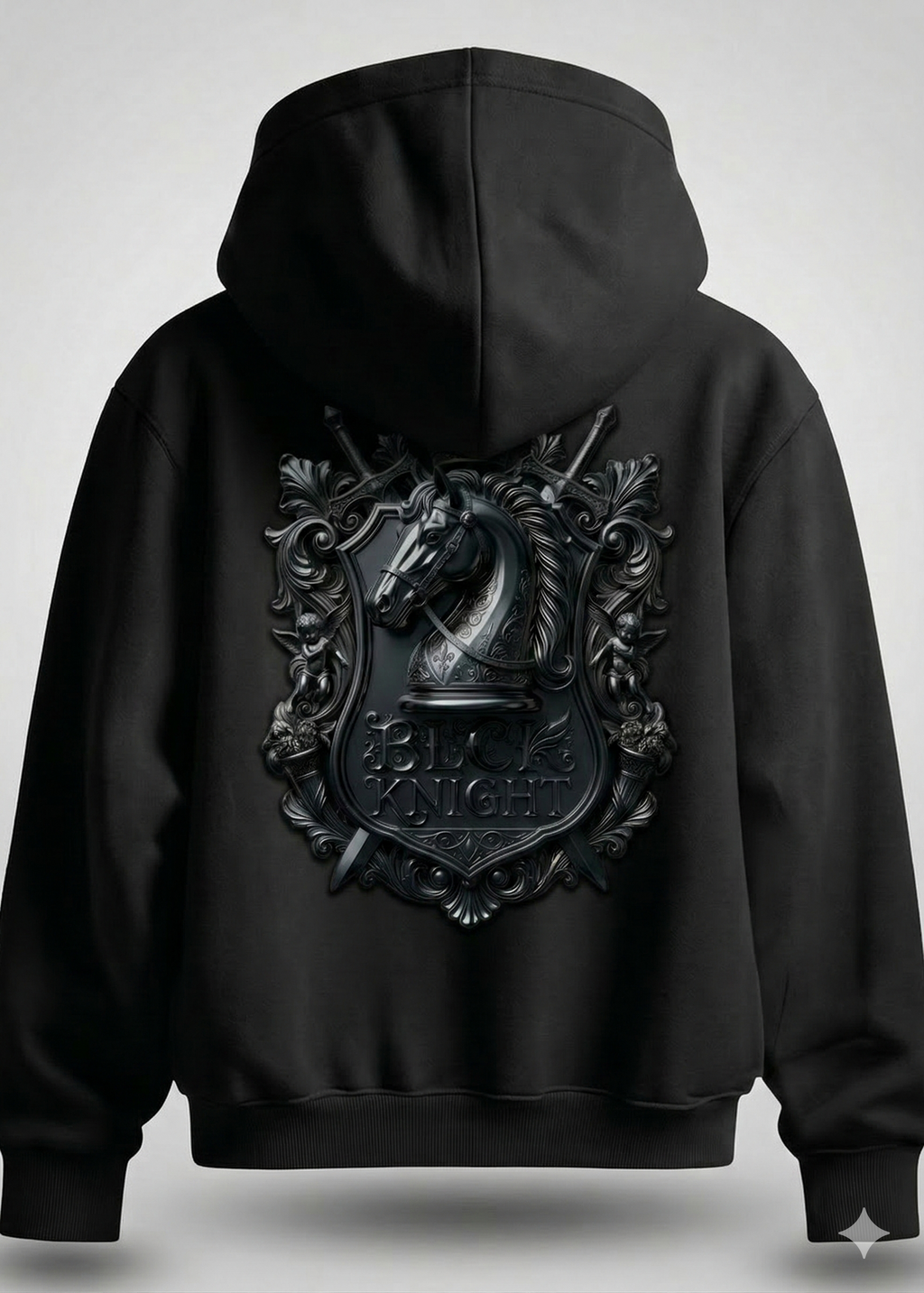 Blck Knight Hoodie Black