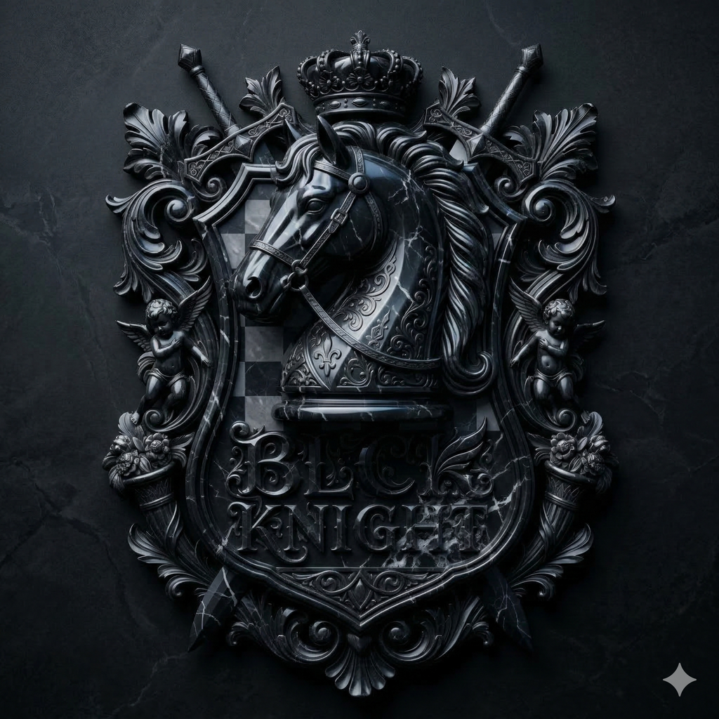Blck Knight Hoodie Black